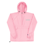 QSN Embroidered Champion Packable Jacket - White Logo
