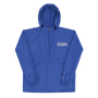 QSN Embroidered Champion Packable Jacket - White Logo
