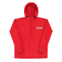 QSN Embroidered Champion Packable Jacket - White Logo