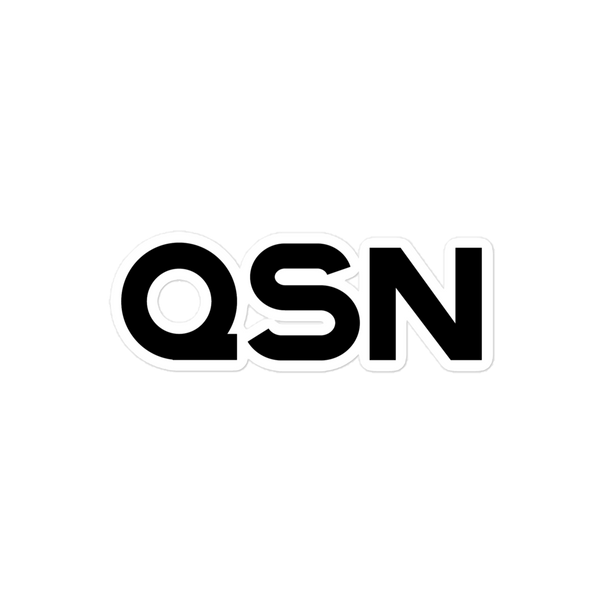 QSN Black Sticker