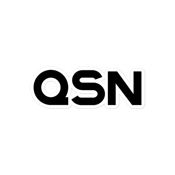 QSN Black Sticker