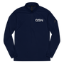 QSN Embroidered Quarter Zip Pullover - White Logo