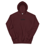QSN Embroidered Heavy Blend Unisex Hoodie - Black Logo