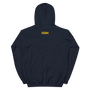 QSN Embroidered Heavy Blend Unisex Hoodie - Gold Logo