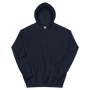 QSN Embroidered Heavy Blend Unisex Hoodie - Black Logo