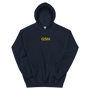 QSN Embroidered Heavy Blend Unisex Hoodie - Gold Logo