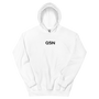QSN Embroidered Heavy Blend Unisex Hoodie - Black Logo