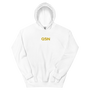 QSN Embroidered Heavy Blend Unisex Hoodie - Gold Logo