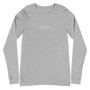 QSN Embroidered Unisex Long Sleeve Tee - White Logo