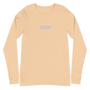 QSN Embroidered Unisex Long Sleeve Tee - White Logo
