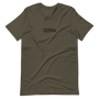 QSN Embroidered Unisex V1 Short-Sleeve T-Shirt (17 Colors) - Black Logo