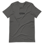 QSN Embroidered Unisex V1 Short-Sleeve T-Shirt (17 Colors) - Black Logo