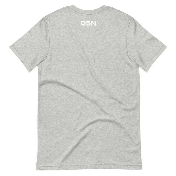 QSN Embroidered Unisex V3 Short-Sleeve T-Shirt (17 Colors) - White Logo
