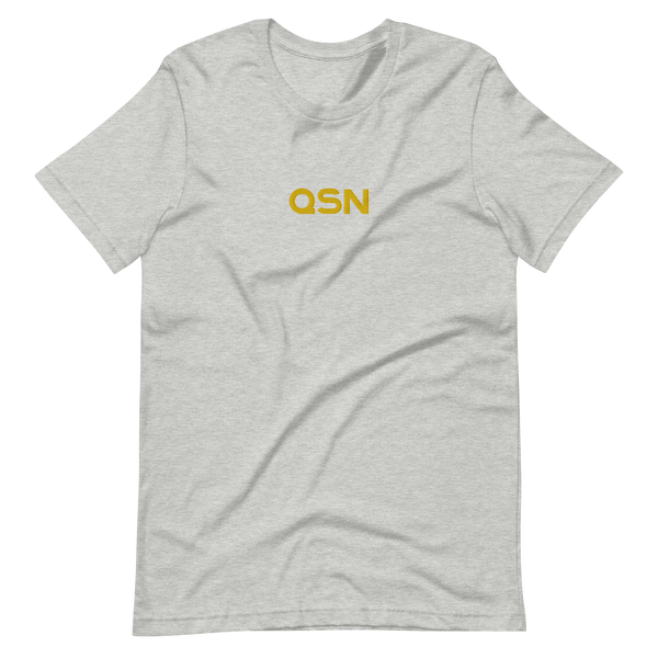 QSN Embroidered Unisex V3 Short-Sleeve T-Shirt (17 Colors) - Gold Logo