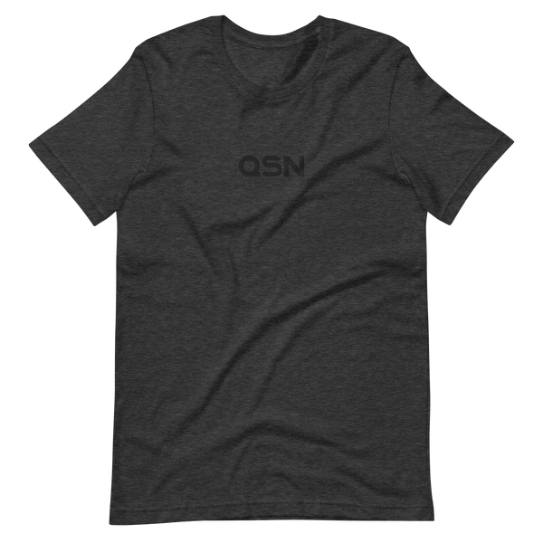 QSN Embroidered Unisex V1 Short-Sleeve T-Shirt (17 Colors) - Black Logo