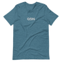 QSN Embroidered Unisex V2 Short-Sleeve T-Shirt (17 Colors) - White Logo