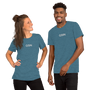 QSN Embroidered Unisex V2 Short-Sleeve T-Shirt (17 Colors) - White Logo