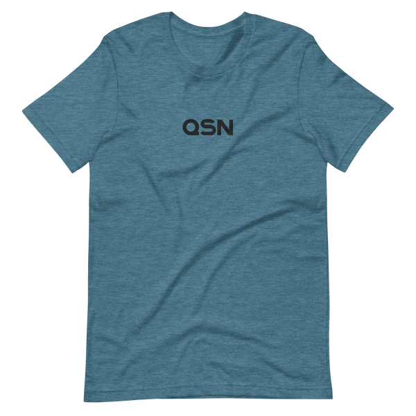 QSN Embroidered Unisex V2 Short-Sleeve T-Shirt (17 Colors) - Black Logo