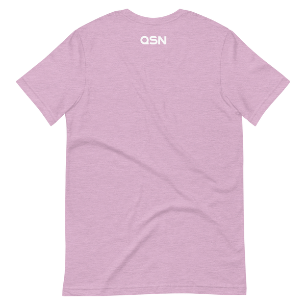 QSN Embroidered Unisex V2 Short-Sleeve T-Shirt (17 Colors) - White Logo