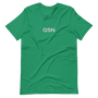 QSN Embroidered Unisex V2 Short-Sleeve T-Shirt (17 Colors) - White Logo