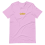 QSN Embroidered Unisex V3 Short-Sleeve T-Shirt (17 Colors) - Gold Logo