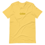 QSN Embroidered Unisex V3 Short-Sleeve T-Shirt (17 Colors) - Gold Logo