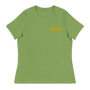 QSN Women's Embroidered Relaxed T-Shirt - Gold Logo