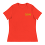 QSN Women's Embroidered Relaxed T-Shirt - Gold Logo